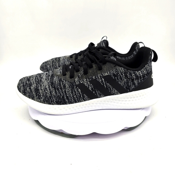 Adidas Shoe Men's 10.5 Puremotion Running Black White Heathered A155 - Picture 1 of 7